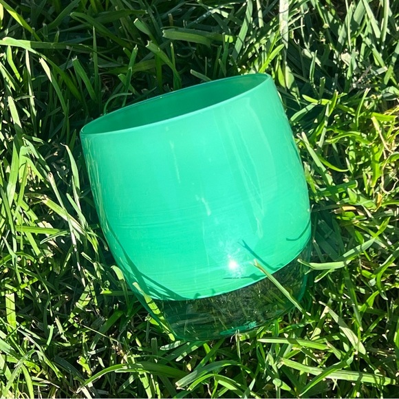 Glassybaby Strength Pre-Triskelion Votive Candle Holder Green Hand Blown GUC - Picture 9 of 15